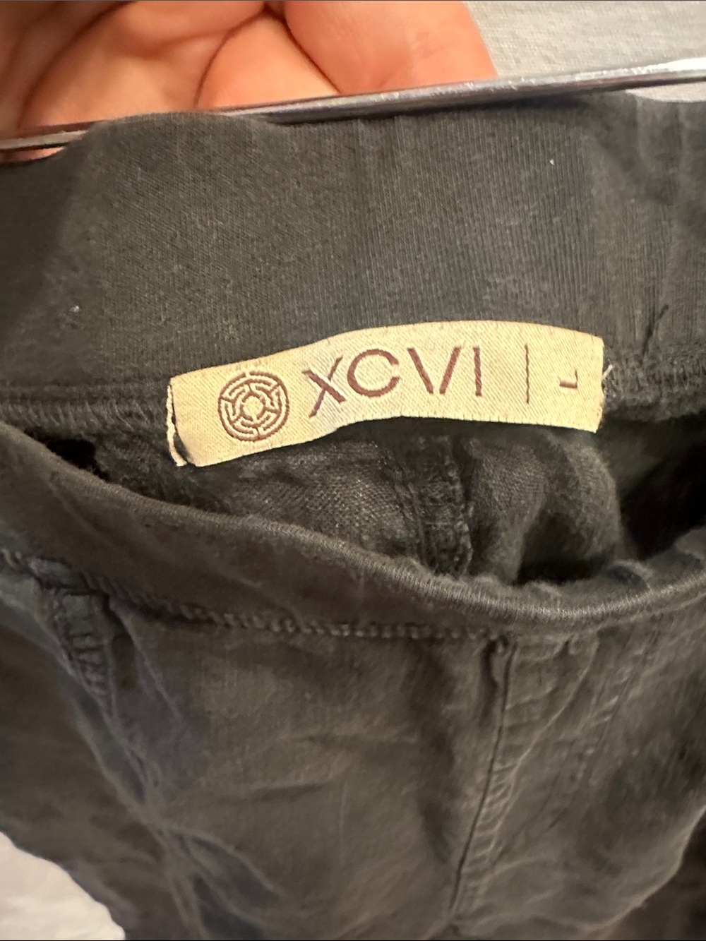 Womens Size larger Black Wide-Leg Casual Pants - Picture 3 of 4